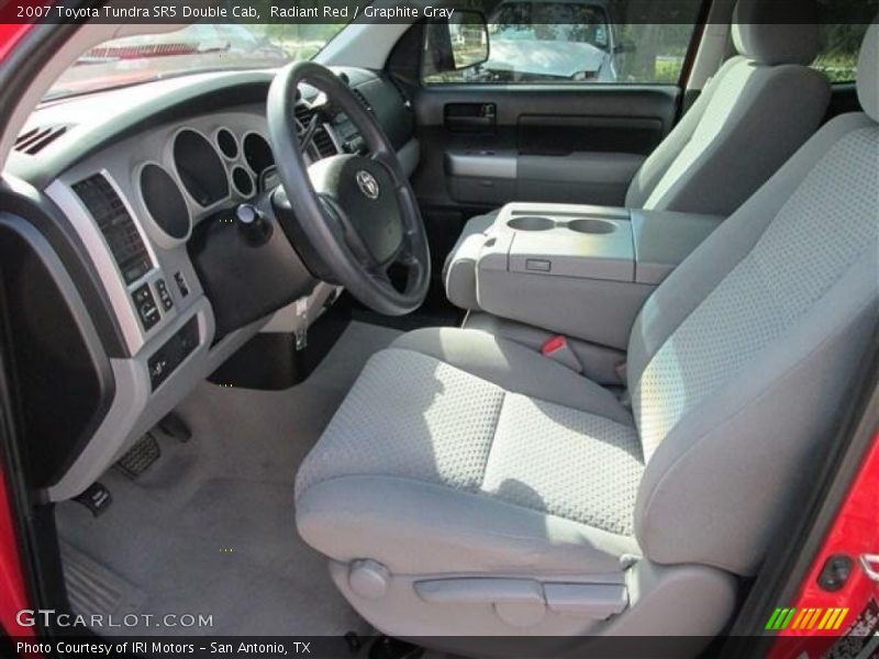 Radiant Red / Graphite Gray 2007 Toyota Tundra SR5 Double Cab