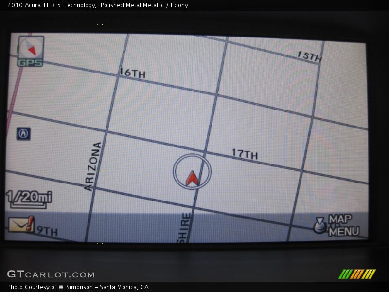 Polished Metal Metallic / Ebony 2010 Acura TL 3.5 Technology