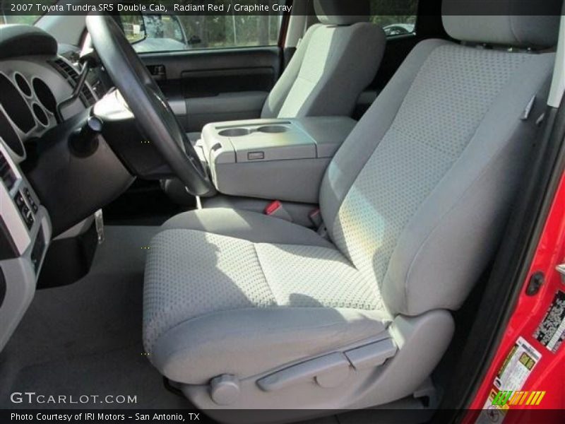 Radiant Red / Graphite Gray 2007 Toyota Tundra SR5 Double Cab