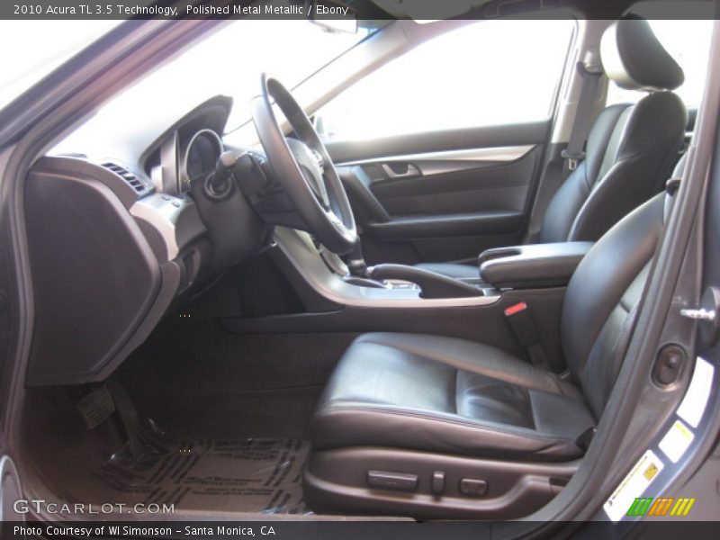 Polished Metal Metallic / Ebony 2010 Acura TL 3.5 Technology