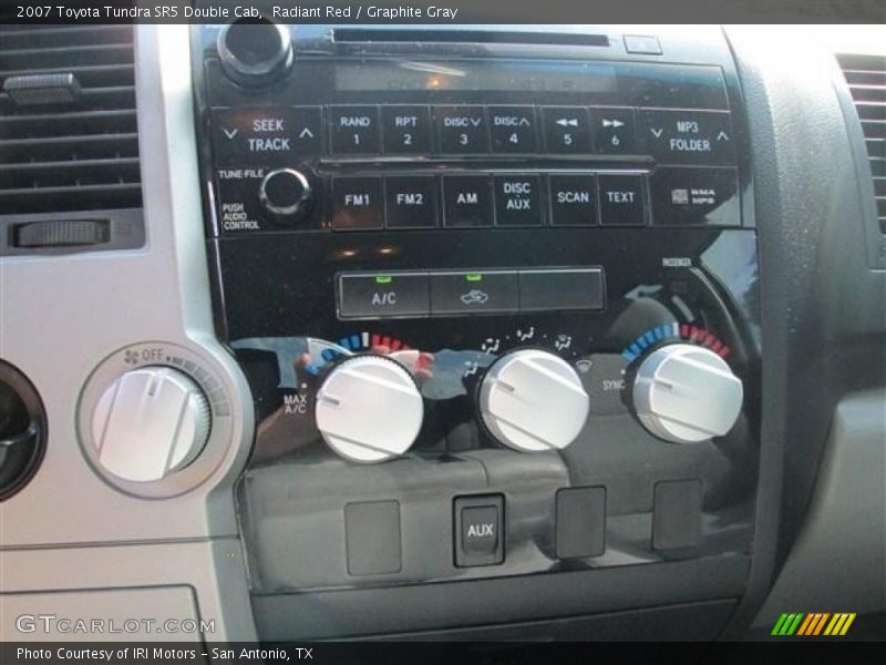 Radiant Red / Graphite Gray 2007 Toyota Tundra SR5 Double Cab