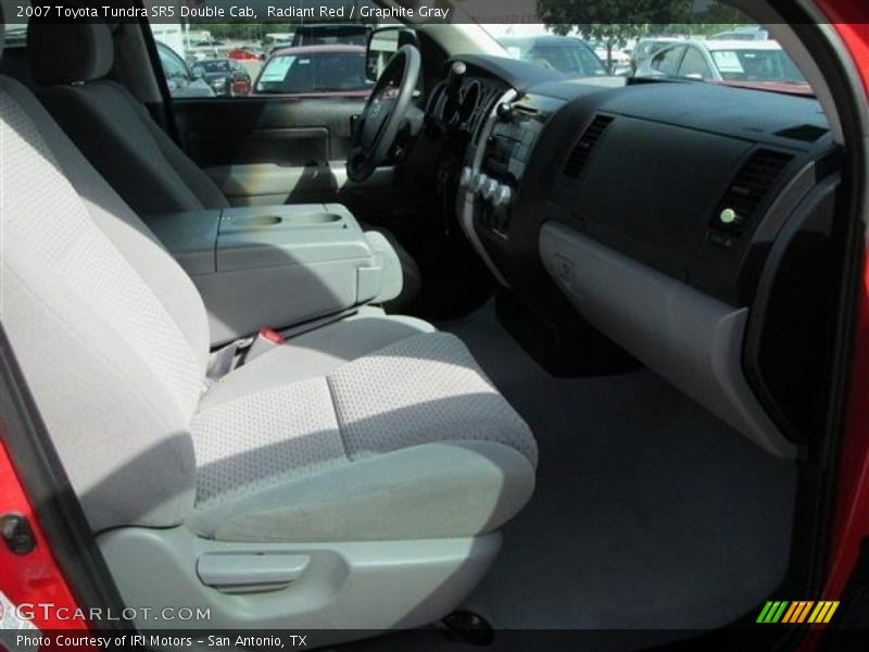 Radiant Red / Graphite Gray 2007 Toyota Tundra SR5 Double Cab