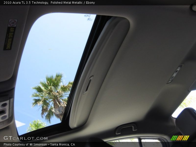 Polished Metal Metallic / Ebony 2010 Acura TL 3.5 Technology