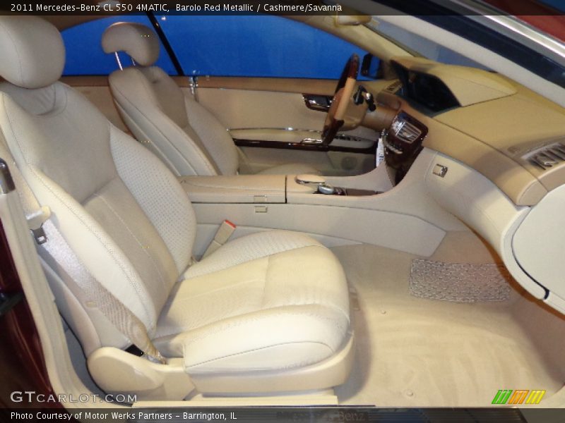 Barolo Red Metallic / Cashmere/Savanna 2011 Mercedes-Benz CL 550 4MATIC