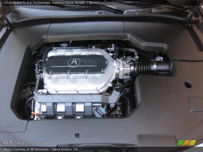 Polished Metal Metallic / Ebony 2010 Acura TL 3.5 Technology