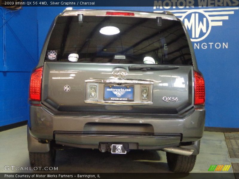 Silver Graphite / Charcoal 2009 Infiniti QX 56 4WD