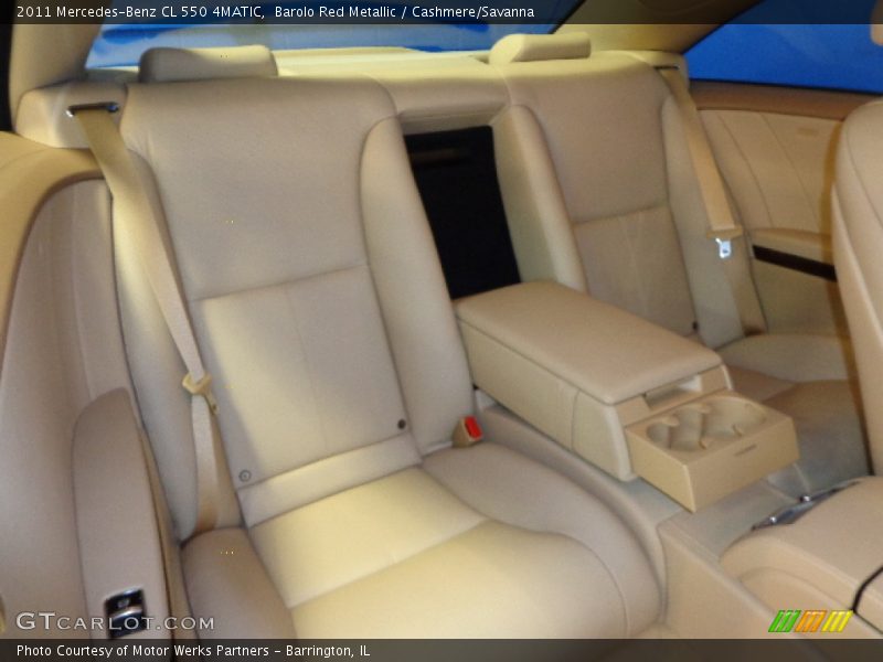 Barolo Red Metallic / Cashmere/Savanna 2011 Mercedes-Benz CL 550 4MATIC