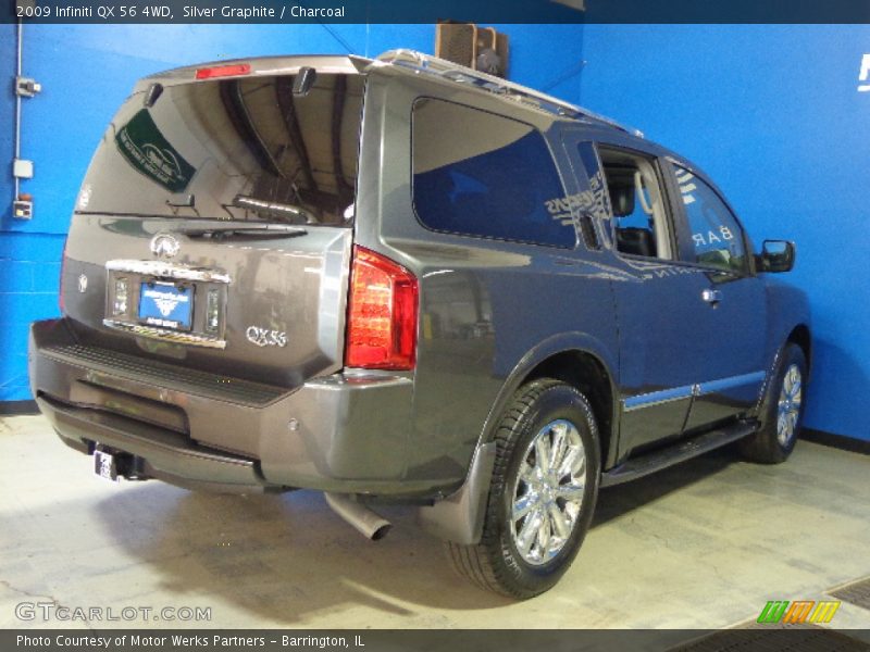Silver Graphite / Charcoal 2009 Infiniti QX 56 4WD