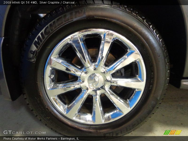 Silver Graphite / Charcoal 2009 Infiniti QX 56 4WD