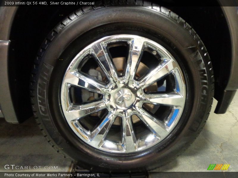 Silver Graphite / Charcoal 2009 Infiniti QX 56 4WD