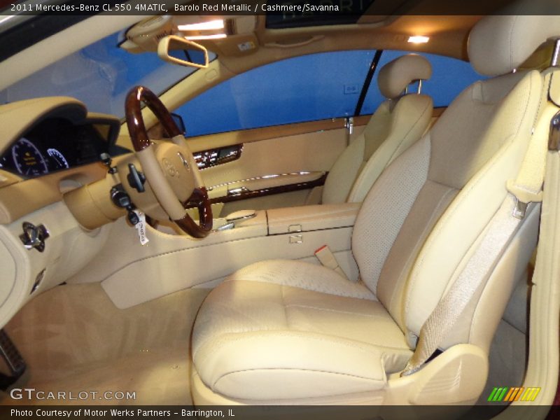 Barolo Red Metallic / Cashmere/Savanna 2011 Mercedes-Benz CL 550 4MATIC