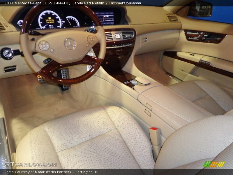 Barolo Red Metallic / Cashmere/Savanna 2011 Mercedes-Benz CL 550 4MATIC