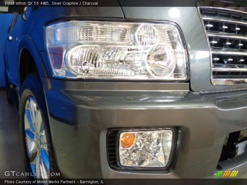 Silver Graphite / Charcoal 2009 Infiniti QX 56 4WD