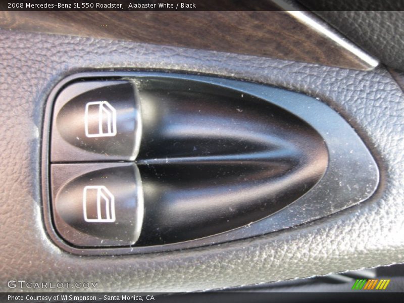 Alabaster White / Black 2008 Mercedes-Benz SL 550 Roadster