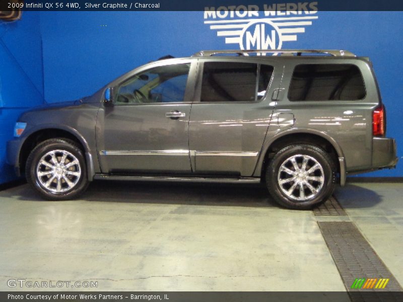 Silver Graphite / Charcoal 2009 Infiniti QX 56 4WD