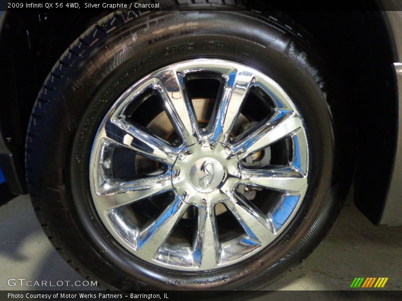 Silver Graphite / Charcoal 2009 Infiniti QX 56 4WD