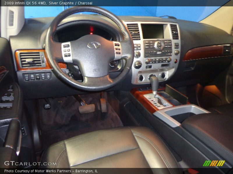 Silver Graphite / Charcoal 2009 Infiniti QX 56 4WD