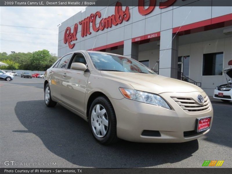 Desert Sand Metallic / Bisque 2009 Toyota Camry LE