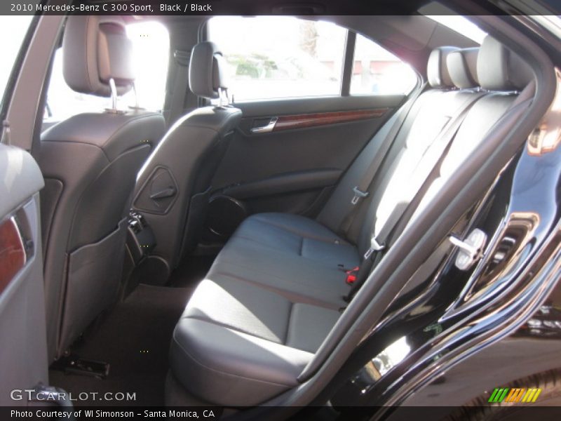 Black / Black 2010 Mercedes-Benz C 300 Sport