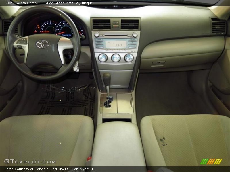 Aloe Green Metallic / Bisque 2009 Toyota Camry LE