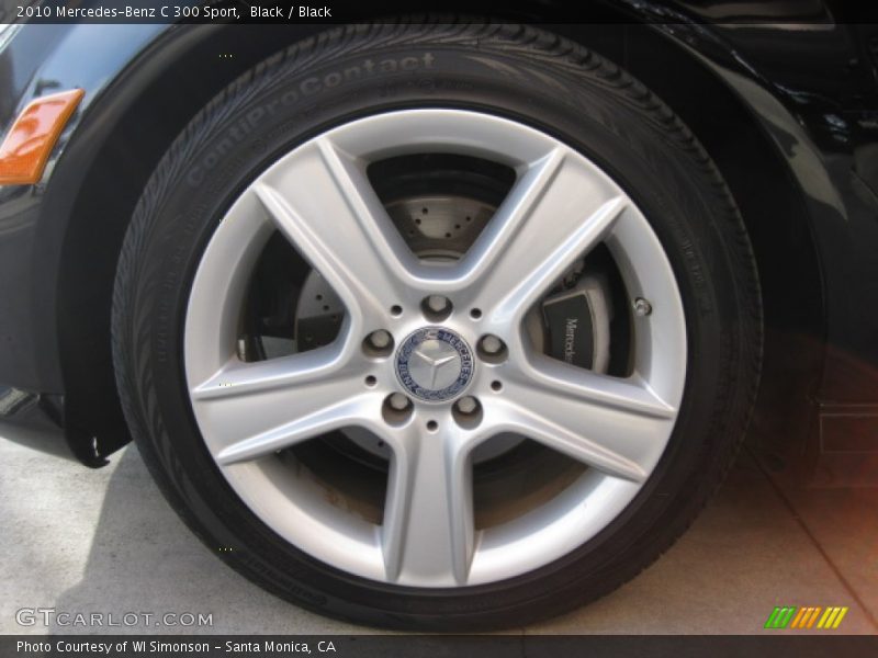 Black / Black 2010 Mercedes-Benz C 300 Sport