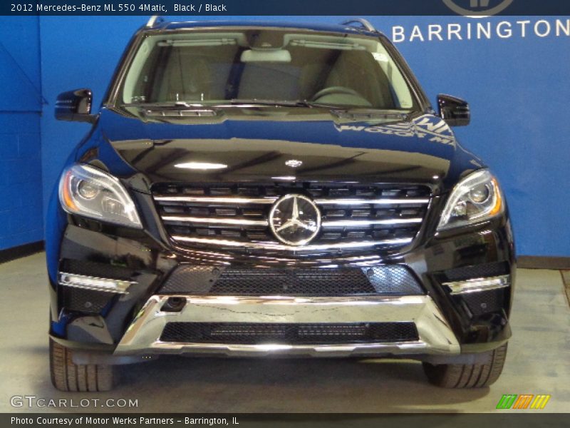 Black / Black 2012 Mercedes-Benz ML 550 4Matic