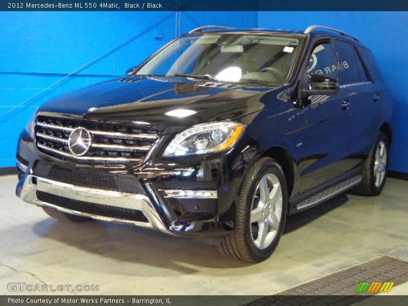 Black / Black 2012 Mercedes-Benz ML 550 4Matic