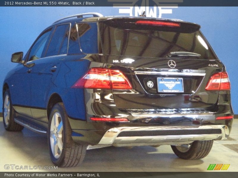 Black / Black 2012 Mercedes-Benz ML 550 4Matic