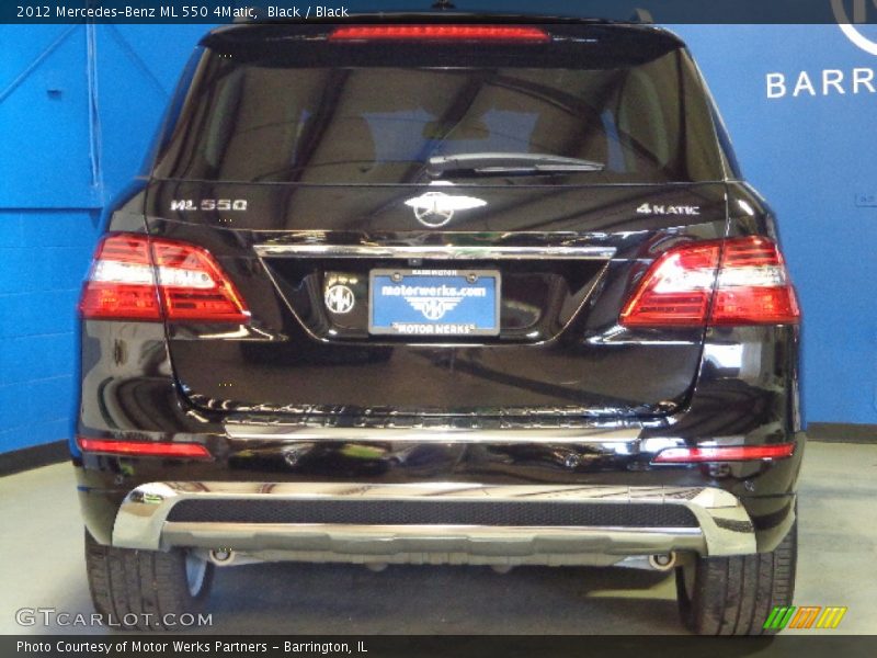 Black / Black 2012 Mercedes-Benz ML 550 4Matic