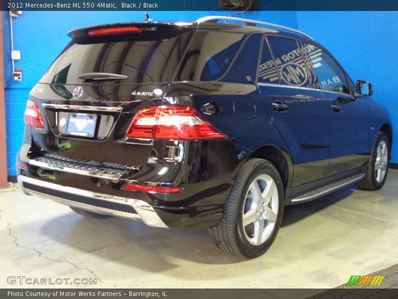 Black / Black 2012 Mercedes-Benz ML 550 4Matic