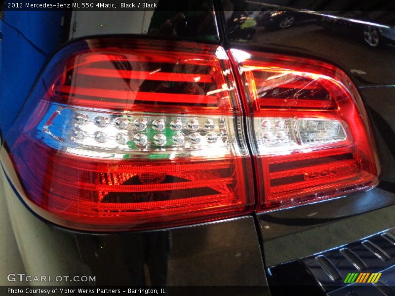 Black / Black 2012 Mercedes-Benz ML 550 4Matic