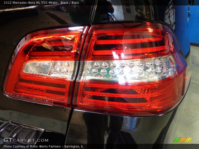 Black / Black 2012 Mercedes-Benz ML 550 4Matic