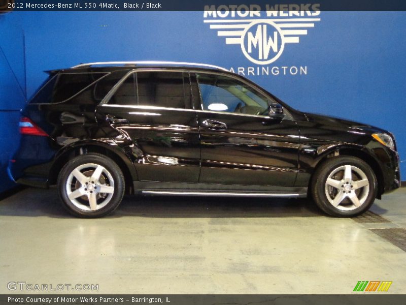 Black / Black 2012 Mercedes-Benz ML 550 4Matic