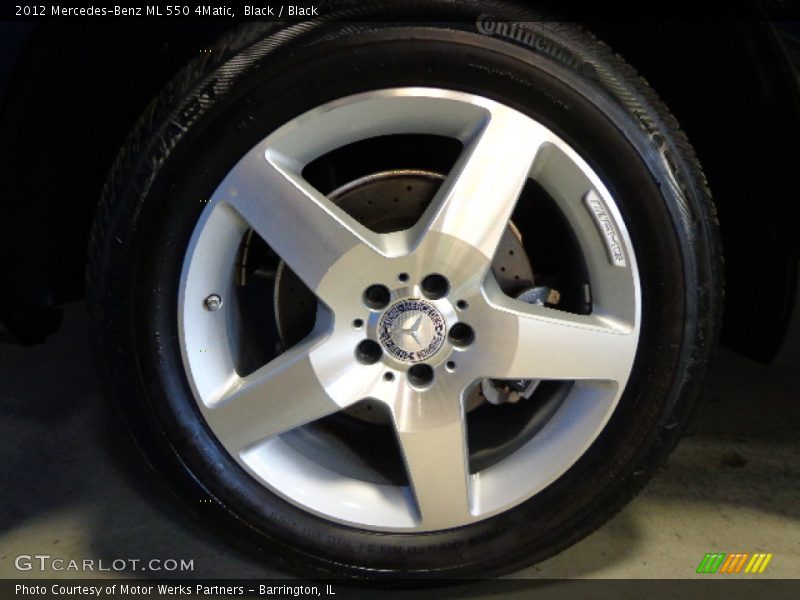 Black / Black 2012 Mercedes-Benz ML 550 4Matic