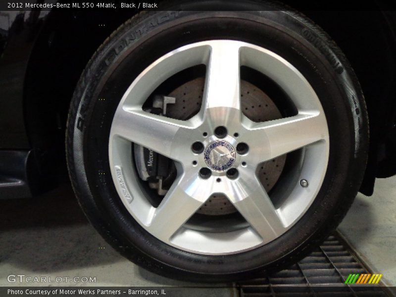 Black / Black 2012 Mercedes-Benz ML 550 4Matic