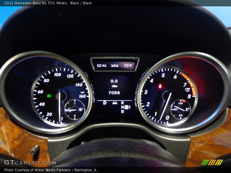 Black / Black 2012 Mercedes-Benz ML 550 4Matic