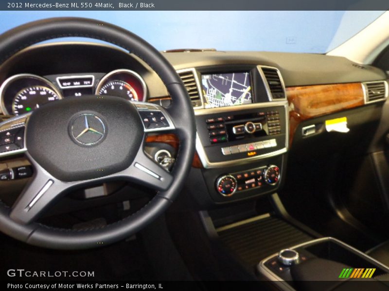 Black / Black 2012 Mercedes-Benz ML 550 4Matic