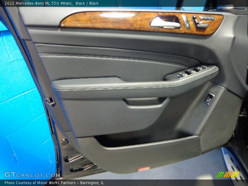 Black / Black 2012 Mercedes-Benz ML 550 4Matic