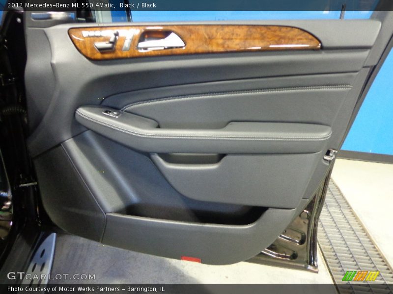 Black / Black 2012 Mercedes-Benz ML 550 4Matic