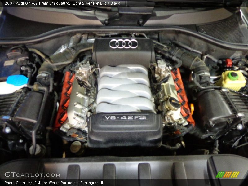 Light Silver Metallic / Black 2007 Audi Q7 4.2 Premium quattro