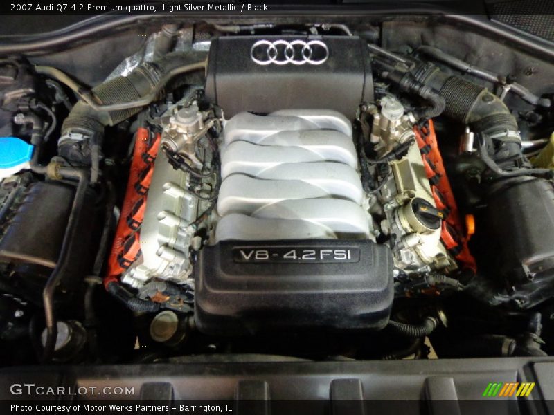 Light Silver Metallic / Black 2007 Audi Q7 4.2 Premium quattro