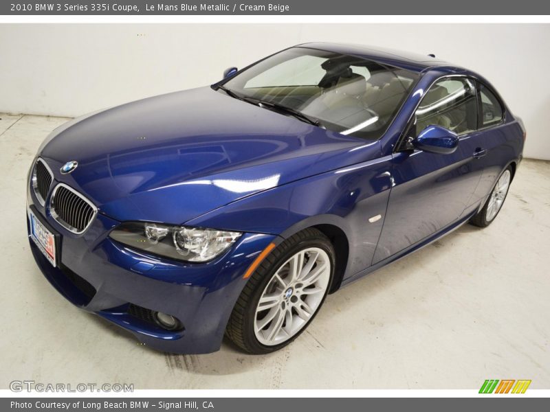 Le Mans Blue Metallic / Cream Beige 2010 BMW 3 Series 335i Coupe