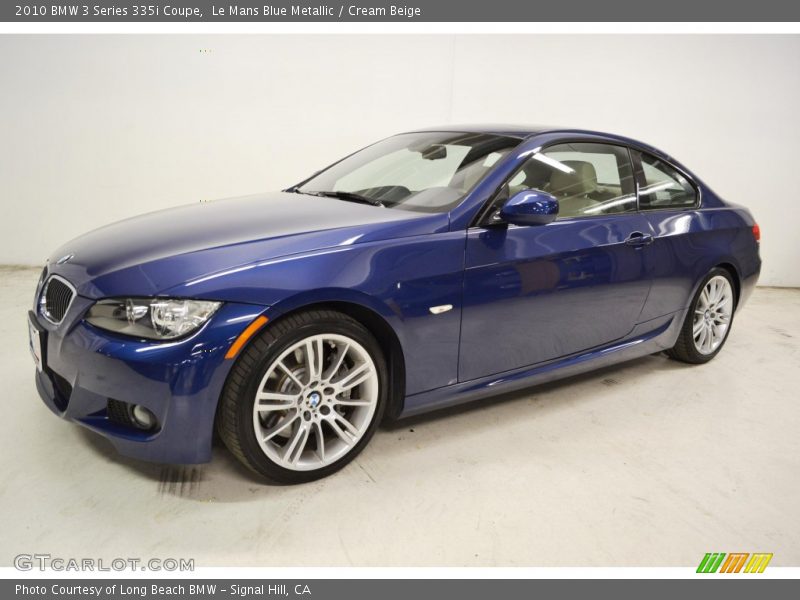 Le Mans Blue Metallic / Cream Beige 2010 BMW 3 Series 335i Coupe