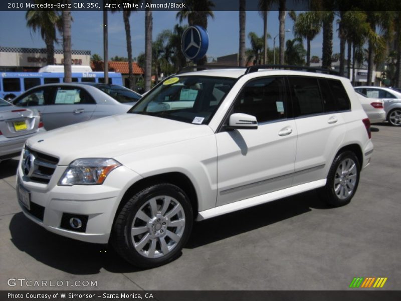 Arctic White / Almond/Black 2010 Mercedes-Benz GLK 350