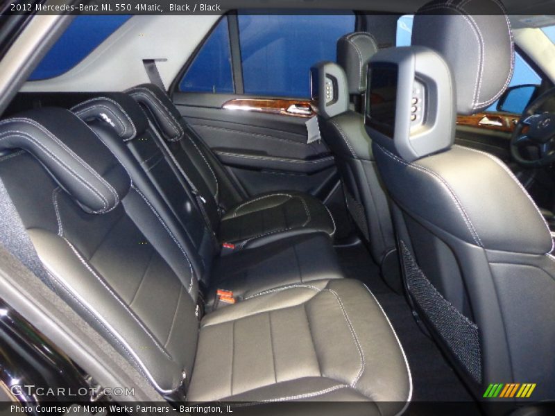 Black / Black 2012 Mercedes-Benz ML 550 4Matic