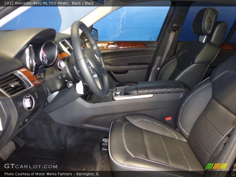 Black / Black 2012 Mercedes-Benz ML 550 4Matic