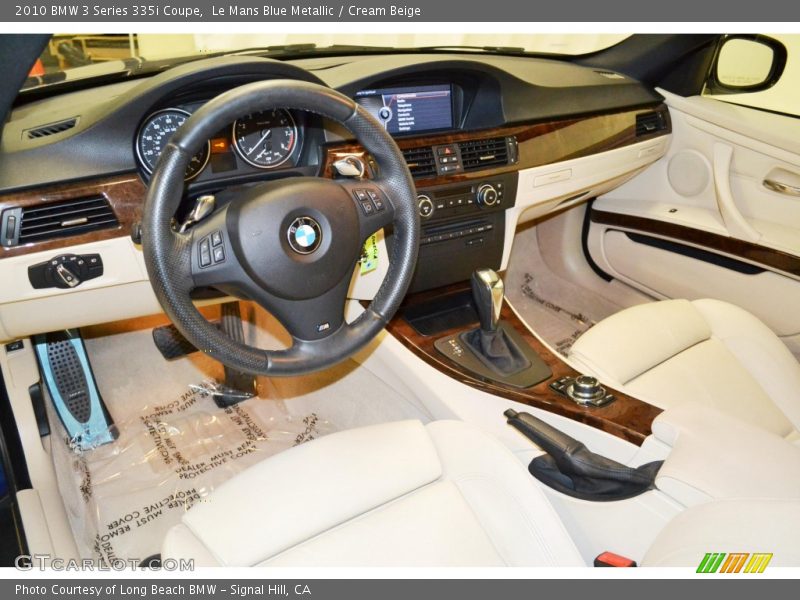 Cream Beige Interior - 2010 3 Series 335i Coupe 