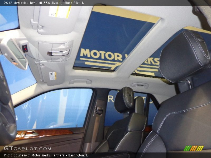 Black / Black 2012 Mercedes-Benz ML 550 4Matic