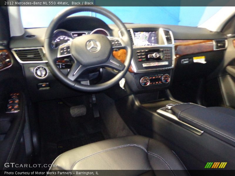 Black / Black 2012 Mercedes-Benz ML 550 4Matic
