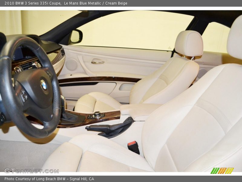  2010 3 Series 335i Coupe Cream Beige Interior